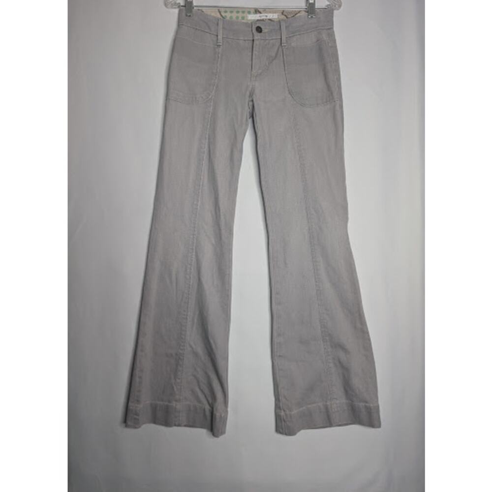 JOE'S Jeans Womens Teens Grey Wide Leg Low rise size 24 Y2K hippie BohoChic